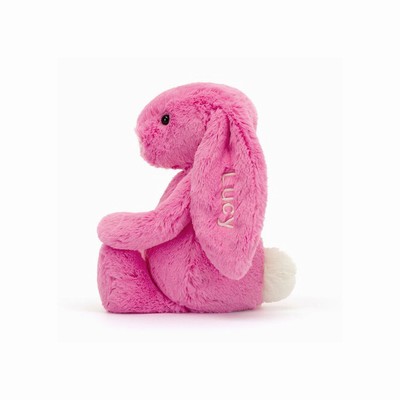 Jellycat Bashful Hot Pink Bunny Medium New Zealand | PASYC6459